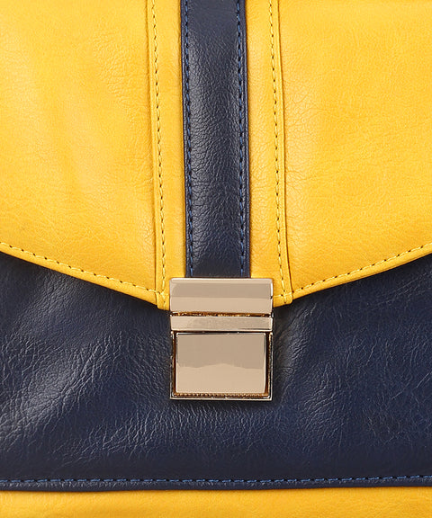 Elegant Yellow Rachel Purse For Women.