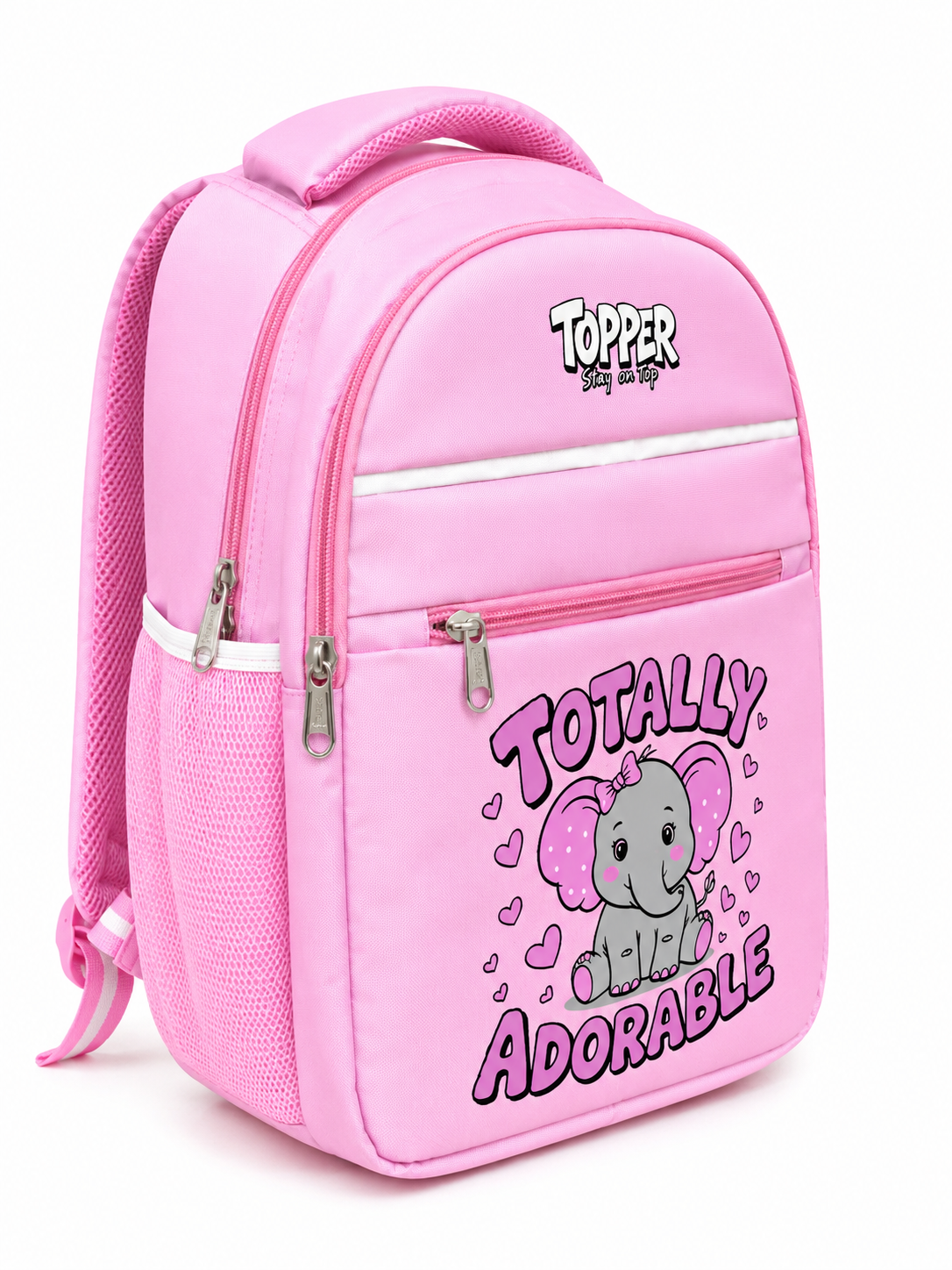 Baby Pink Adorable Elephant School Bag
