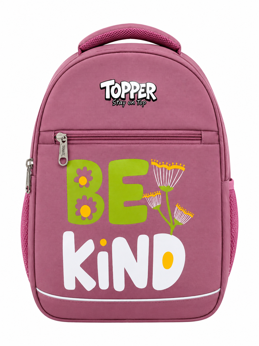 Mauve Pink Be Kind School Bag