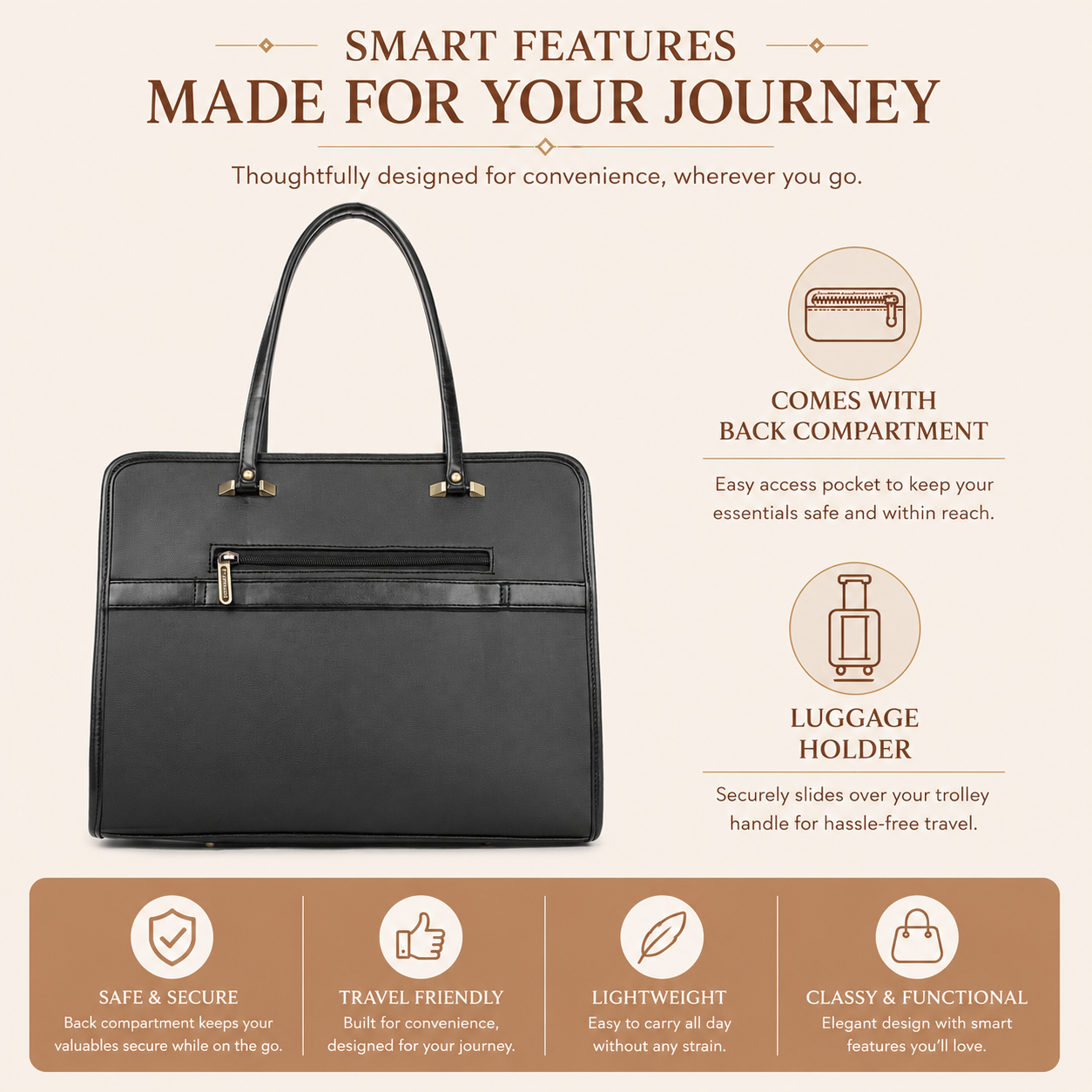 Bossy Regina Work Tote Bag (16"inch)