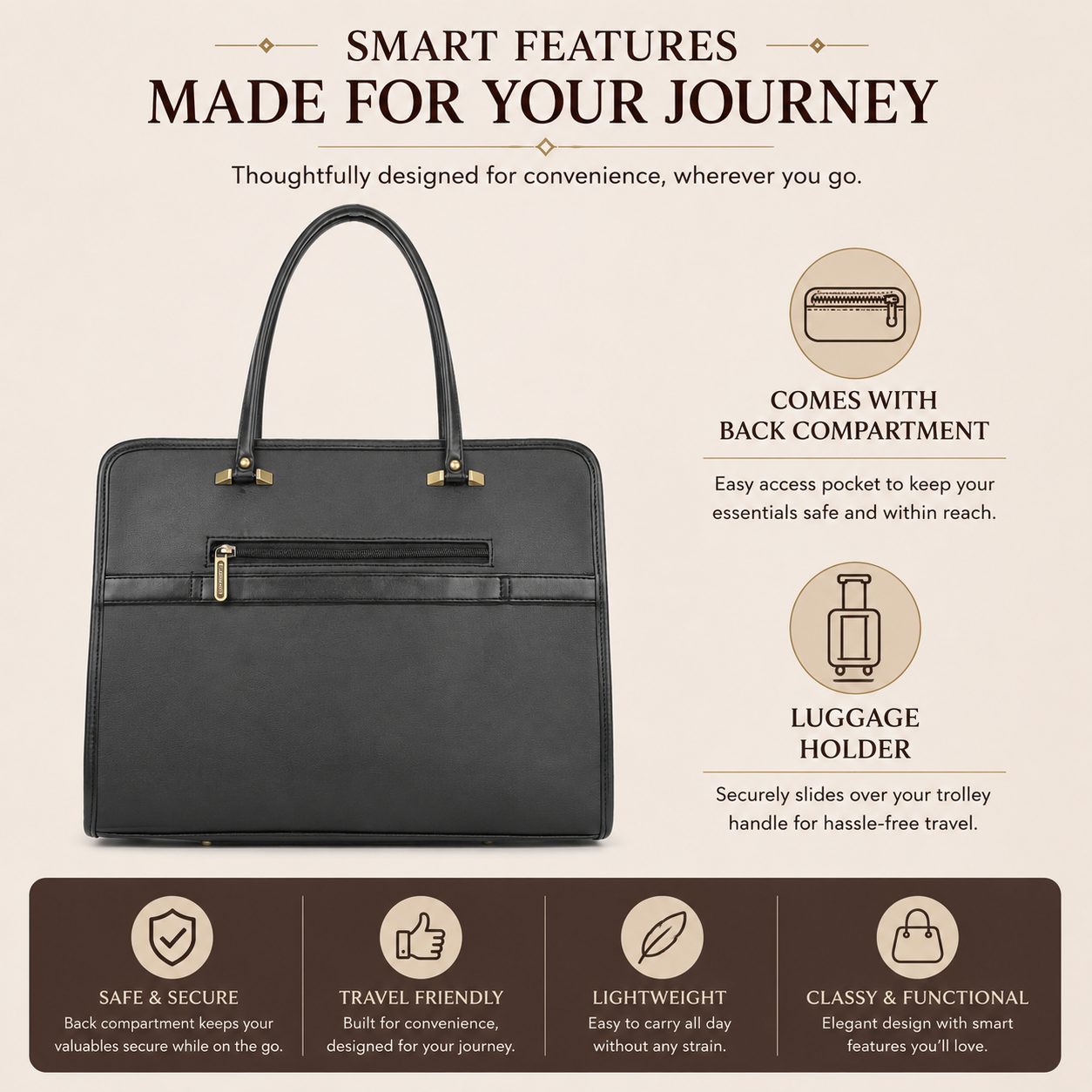 Bossy Regina Work Tote Bag (16"inch)