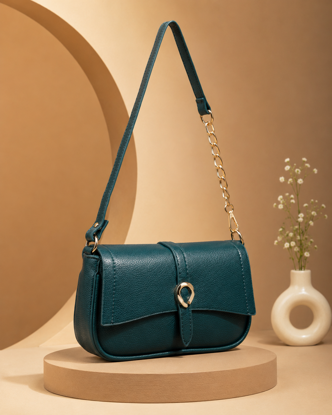 Pamela Emerald Green Sling/Shoulder bag