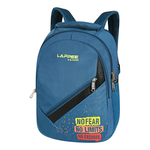 Lappee NO FEAR Elegant Blue Casual Backpack with Rain Cover for Men Bagpack for College, Office, School Regular priceRs. 2,799.00 Rs. 899.00