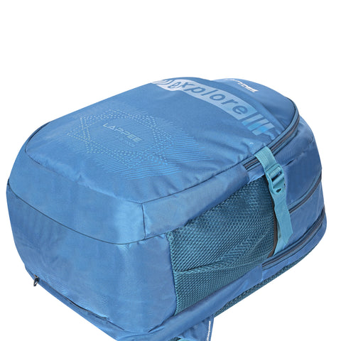 Lappee Trendy Blue Casual Backpacks With Rain Cover For Men & Women School, College, Office, Travel.