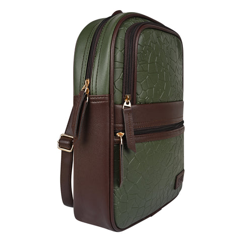 Green Zoey Compact Backpack for women Travel