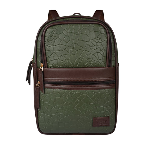 Green Zoey Compact Backpack for women Travel