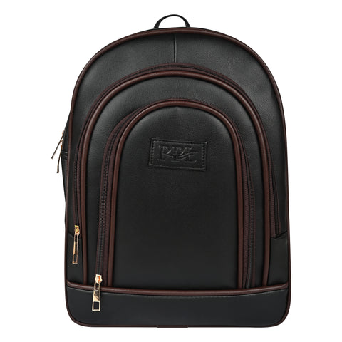 Bold Black Stella Compact Backpack for Women