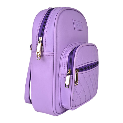 Gorgeous Lilac Compact Camila Backpack for Women
