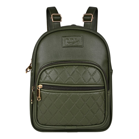 Dark Green Compact Camila Backpack for Women