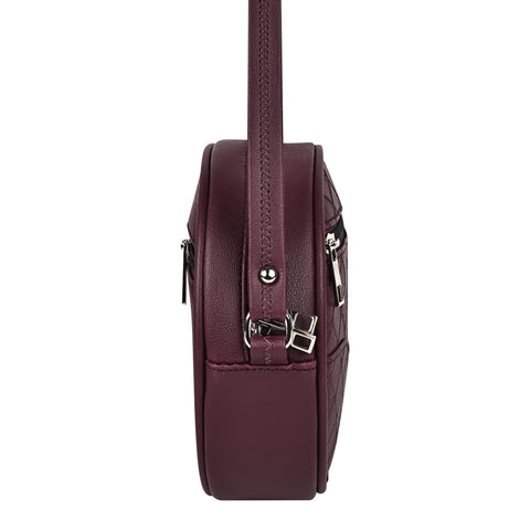Luna Wine Round Sling Bag