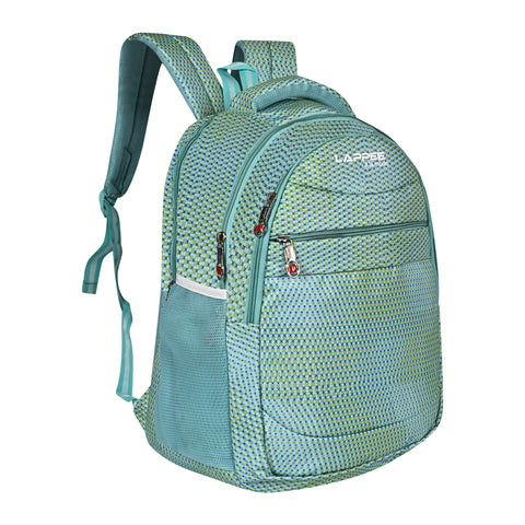 Lappee Printed Green Casual Girls Backpack 36L | School College Office Travel.