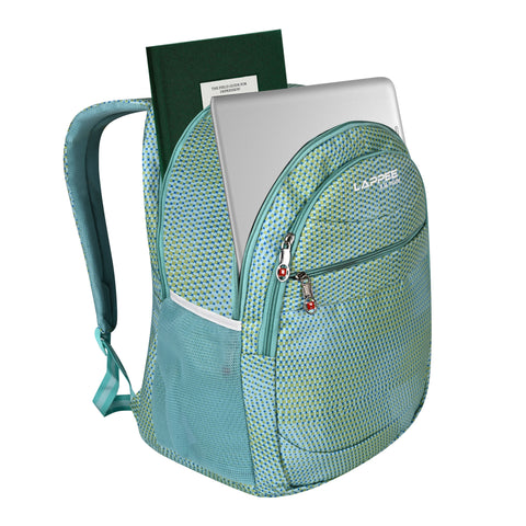 Lappee Printed Green Casual Girls Backpack 36L | School College Office Travel.