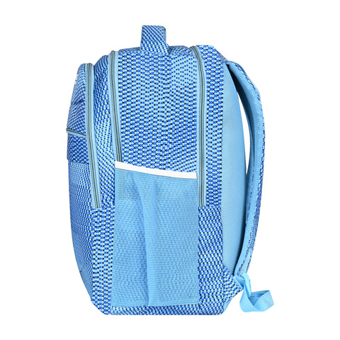 Lappee Printed Elegant Blue Casual Girls Backpack 36L | School College Office Travel.