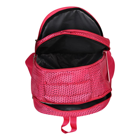 Lappee Printed Pretty Pink Casual Girls Backpack 36L | School College Office Travel.