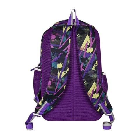 Lappee Matrix Purple Casual Girls Backpack 36L | School College Office Travel.
