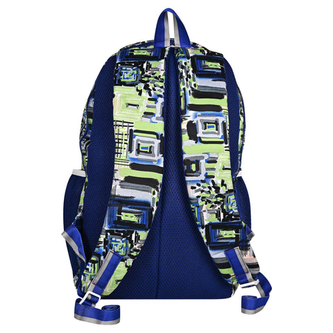 Lappee Matrix Elegant Blue Casual Girls Backpack 36L | School College Office Travel.