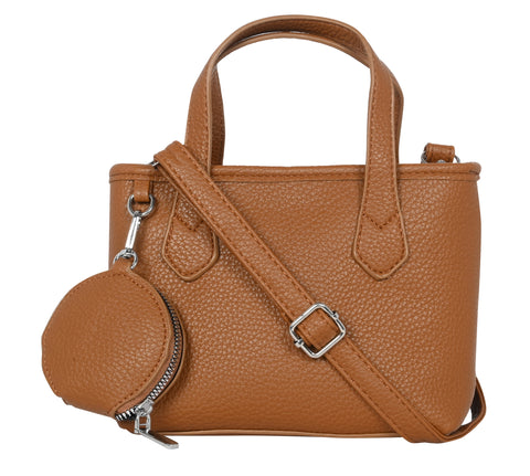 Classic Maria sling crossbody bag with coin pouch.