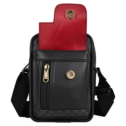 Oxford Elegant Black Crossbody Sling Bag for Men