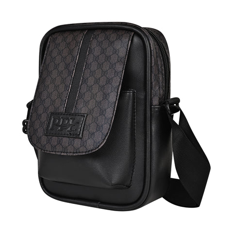 Florida Bold Black Sling Bag For Men