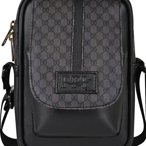Florida Bold Black Sling Bag For Men