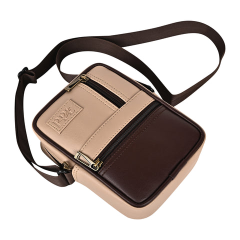 Royal Beige Benjamin Sling Bag for Men Travel Side Crossbody Bag