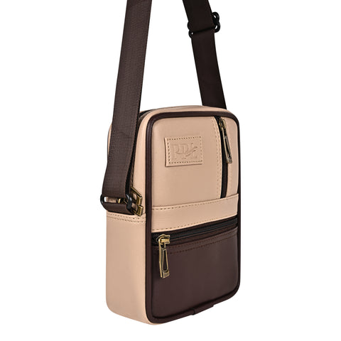 Royal Beige Benjamin Sling Bag for Men Travel Side Crossbody Bag
