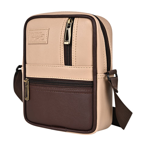 Royal Beige Benjamin Sling Bag for Men Travel Side Crossbody Bag