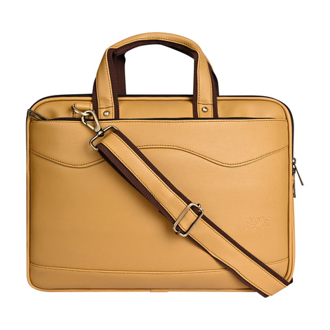 Elegant Mustard office Laptop Messenger File For Women