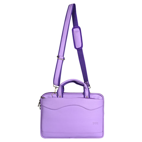 Gorgeous Lilac office Laptop Messenger Bag For Women