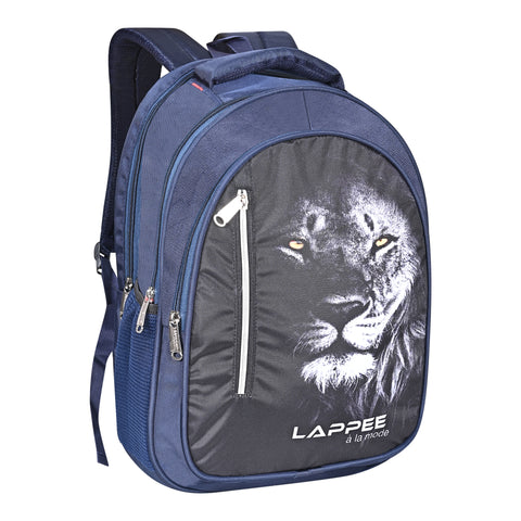Lappee LION Trendy DarkBlue Casual Backpack with Rain Cover for Boys Bagpack for College, Office, School,Travel.