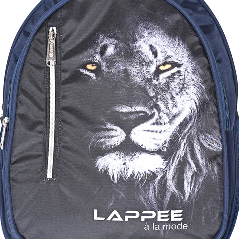 Lappee LION Trendy DarkBlue Casual Backpack with Rain Cover for Boys Bagpack for College, Office, School,Travel.