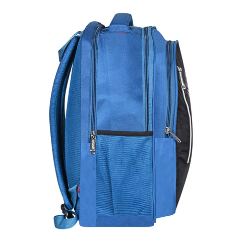 Lappee LION Elegant Blue Casual Backpack with Rain Cover for Boys Bagpack for College, Office, School,Travel.