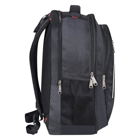 Lappee LION Stylish Black Casual Backpack with Rain Cover for Boys Bagpack for College, Office, School,Travel.