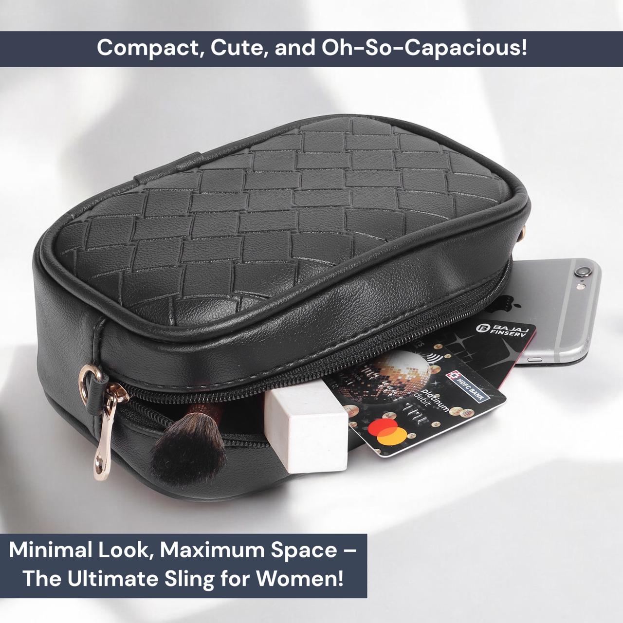 Everyday Carry Emboss Sling Bag. (2 in 1)