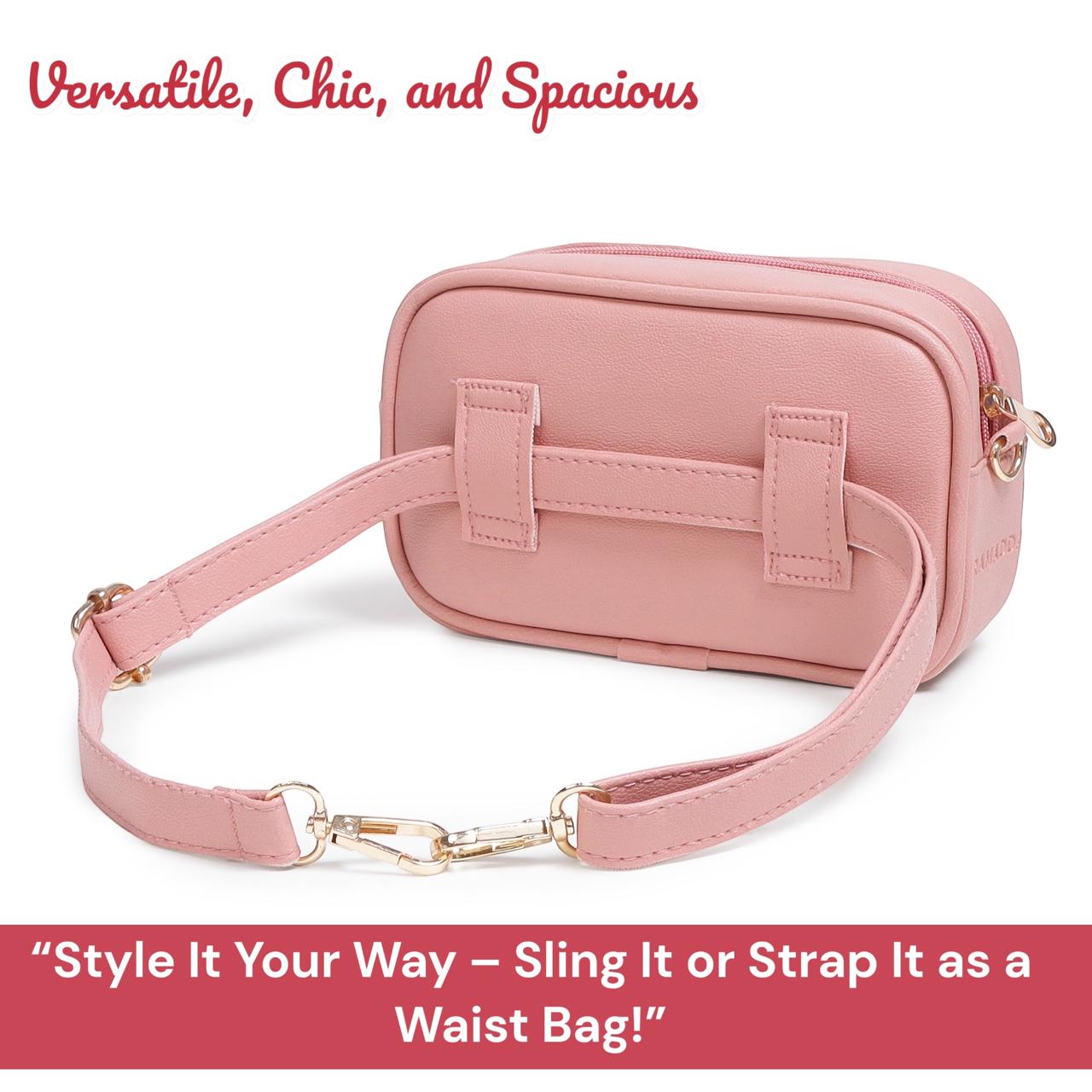 Everyday Carry Emboss Sling Bag. (2 in 1)