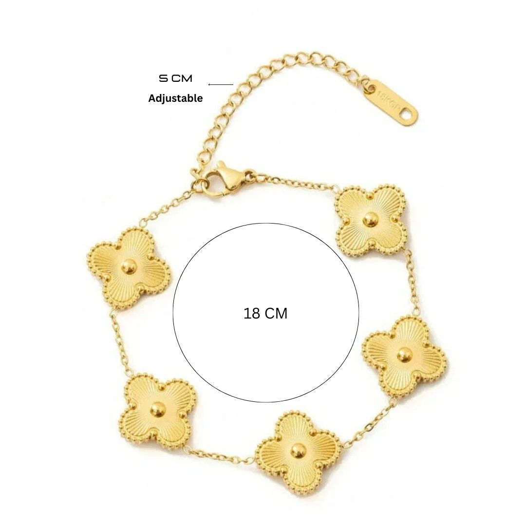 Golden Clover Bracelet