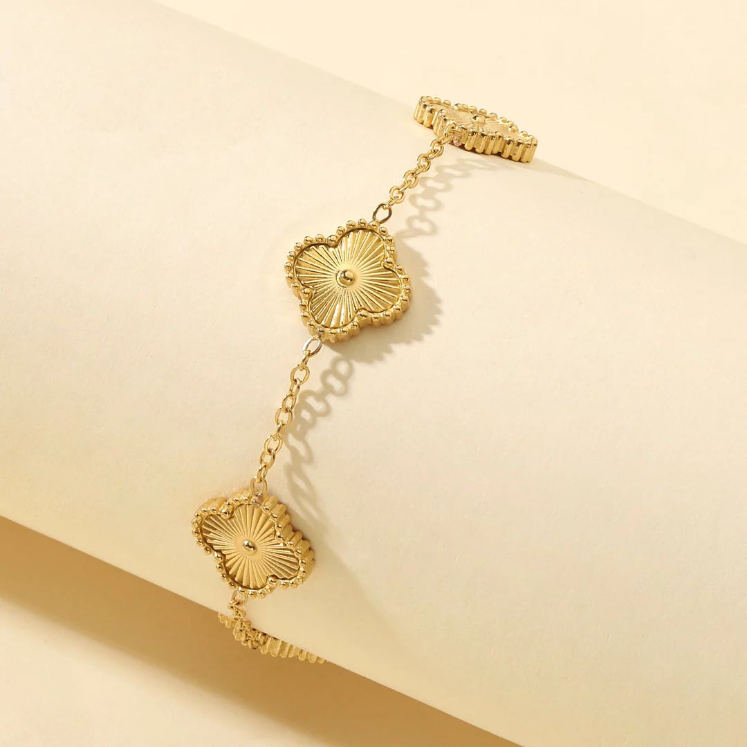 Golden Clover Bracelet