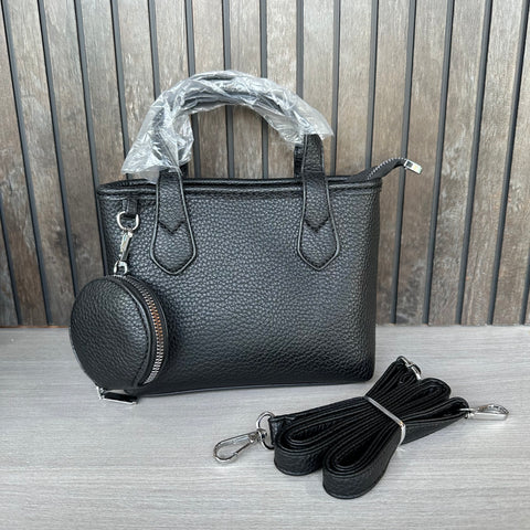 Classic Maria sling crossbody bag with coin pouch.