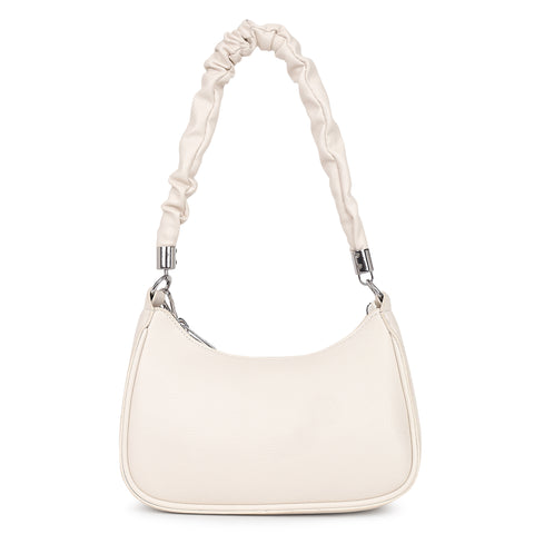 Elegant Mia baguette sling crossbody bag with coin pouch.