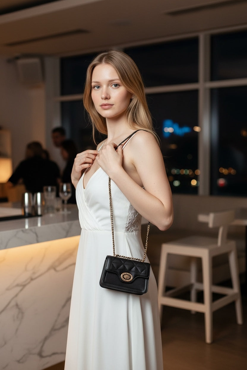 Classic Brown Alice Tote Bag + Mia Bella Sling Combo