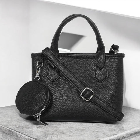 Classic Maria sling crossbody bag with coin pouch.