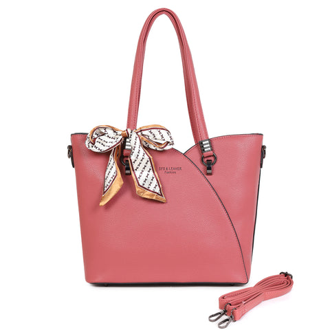 Pretty pink kim tote bag