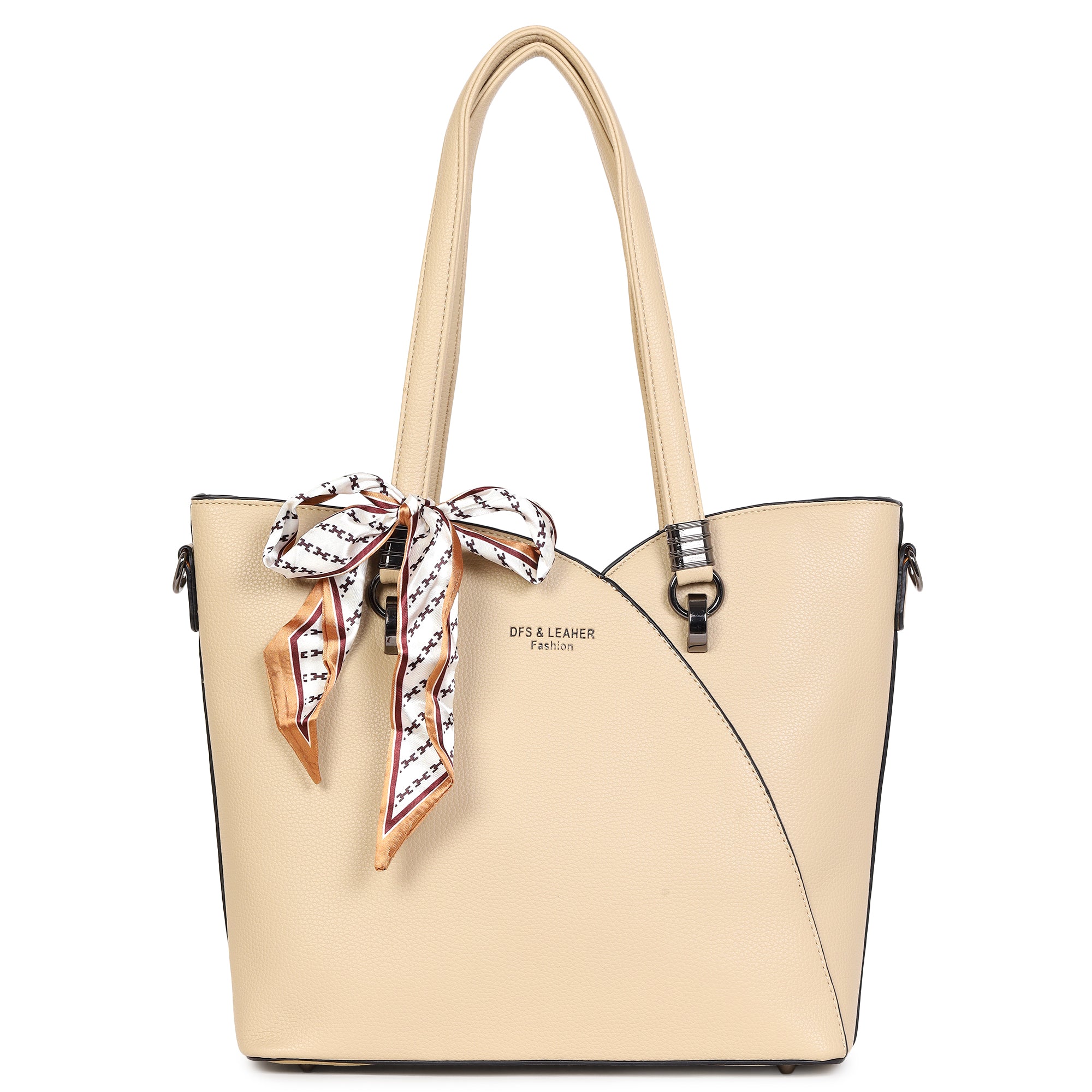 Beige Kim Korean Tote Bag