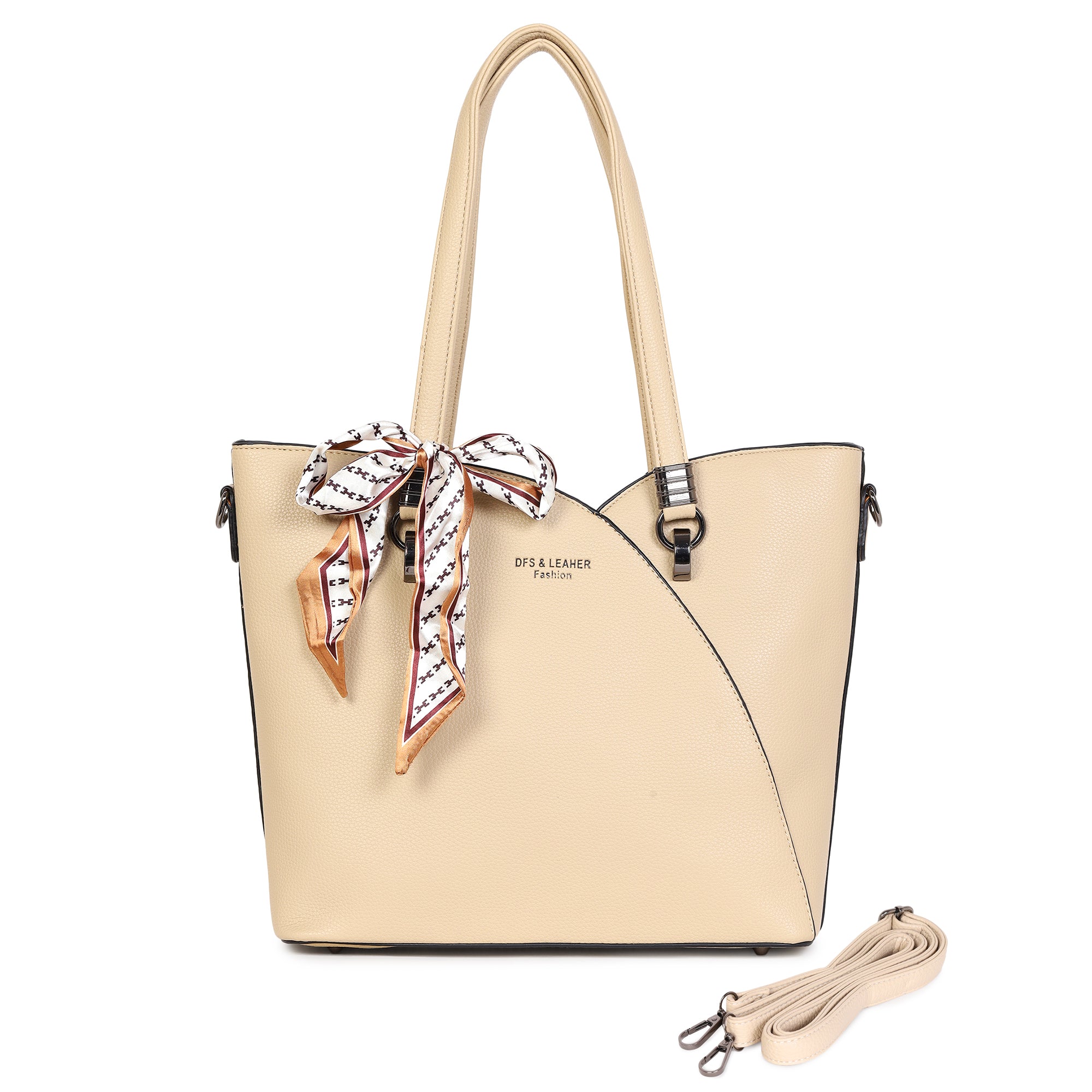 Beige Kim Korean Tote Bag