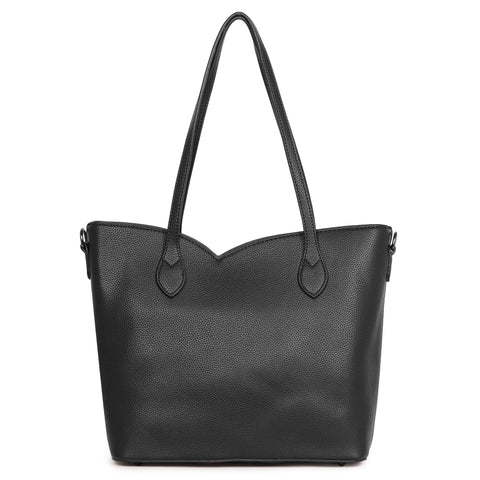 Bold black kim tote bag