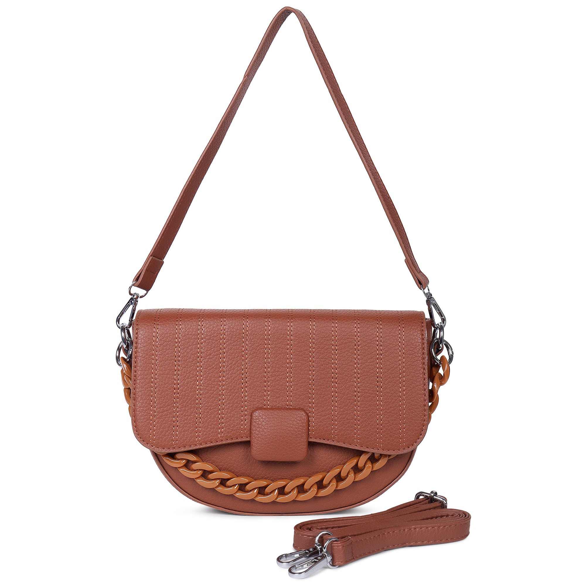 Classic Tan Charlie Sling Bag for woman