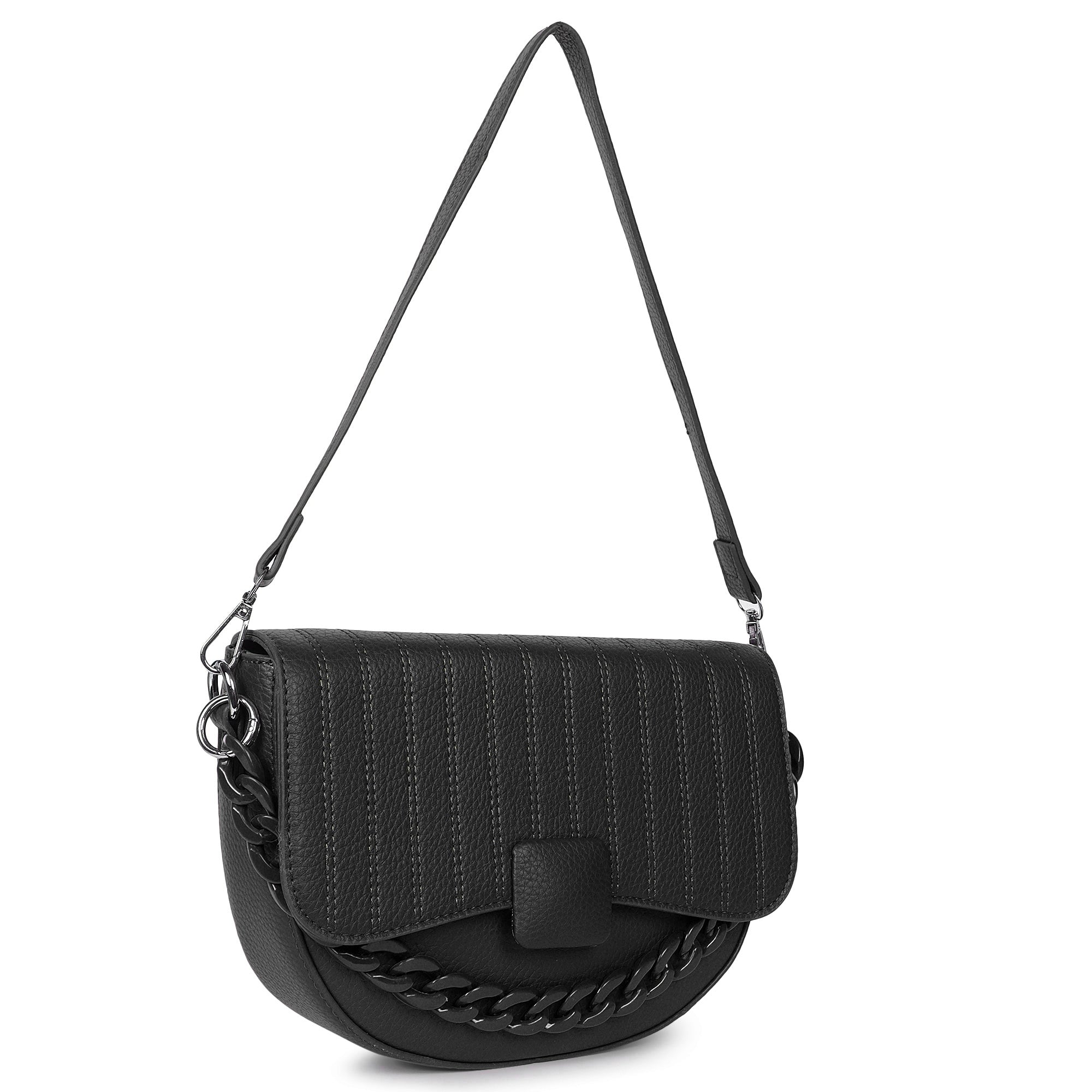 Classic Black Charlie Sling bag for woman