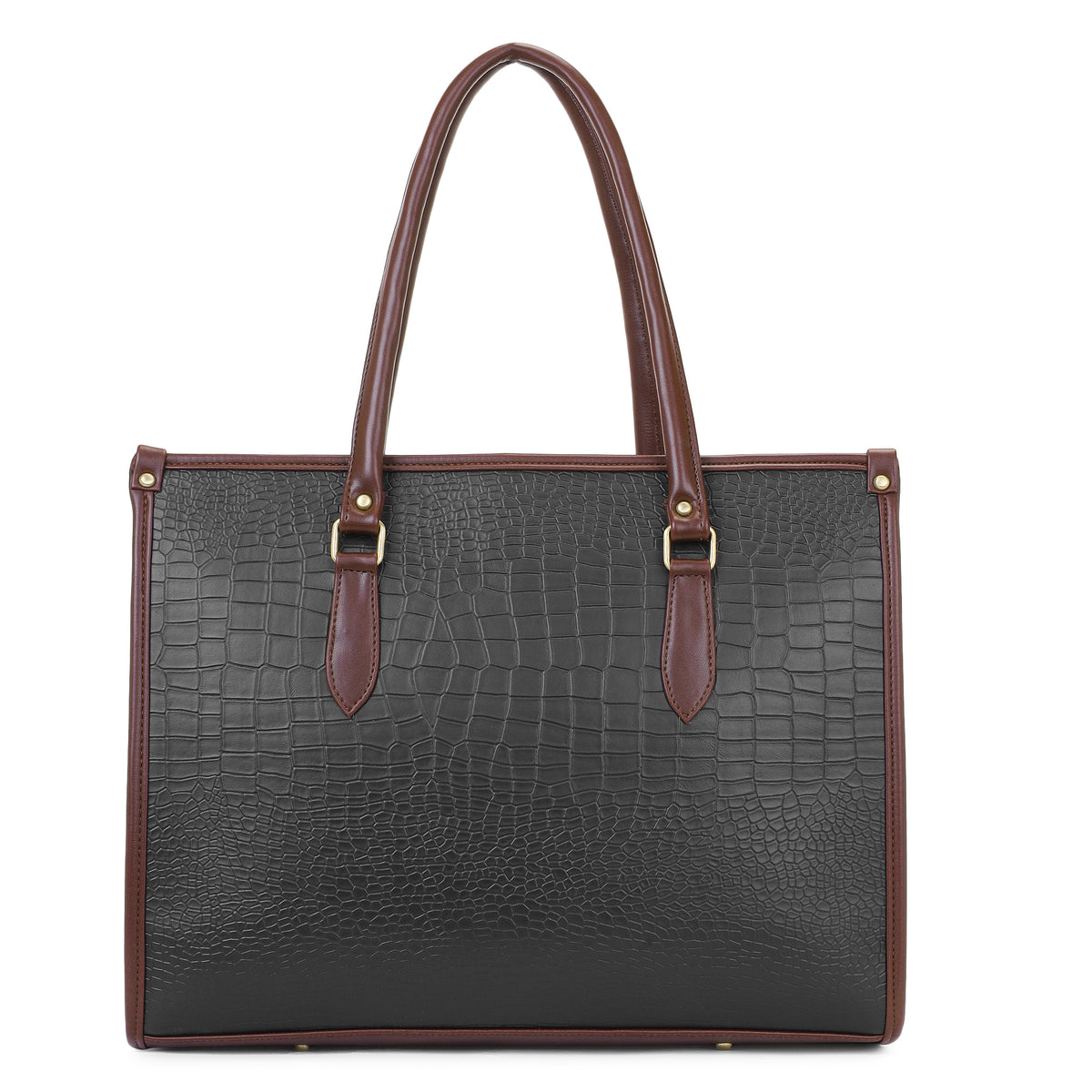 Bianca Croco Leather Tote Bag