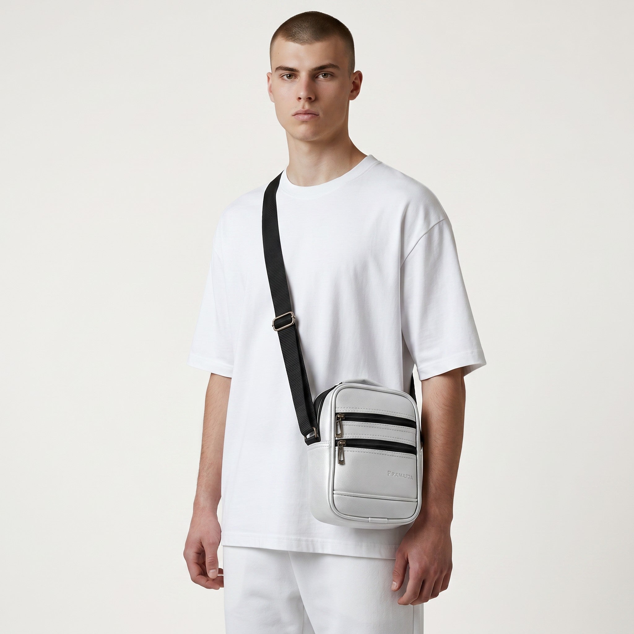 Double Zip Sling bag for men