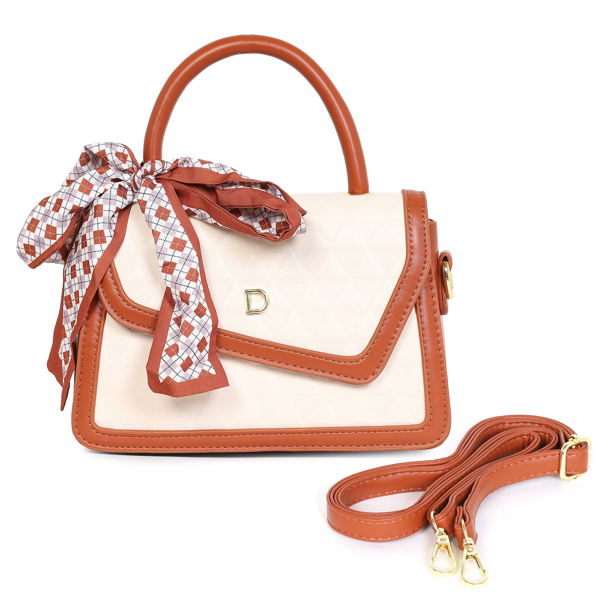Royal Tan Daisy Sling bag for woman